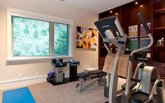 桐庐装修设计室内家庭健身房，让自己过上健康生活