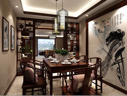 别墅装修中各种风格的设计特点：中国传统装修风格演变而来的新中式