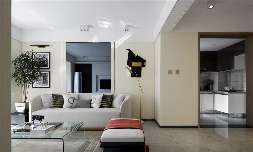 桐庐装修设计世纪花源168平方米四居-现代简约风格室内家装案例效果图
