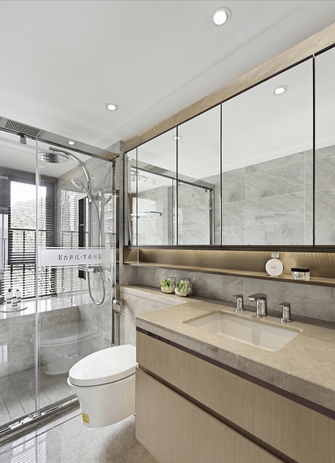 欧式风格室内装修效果图-利海亚洲国际三居128平米-卫生间