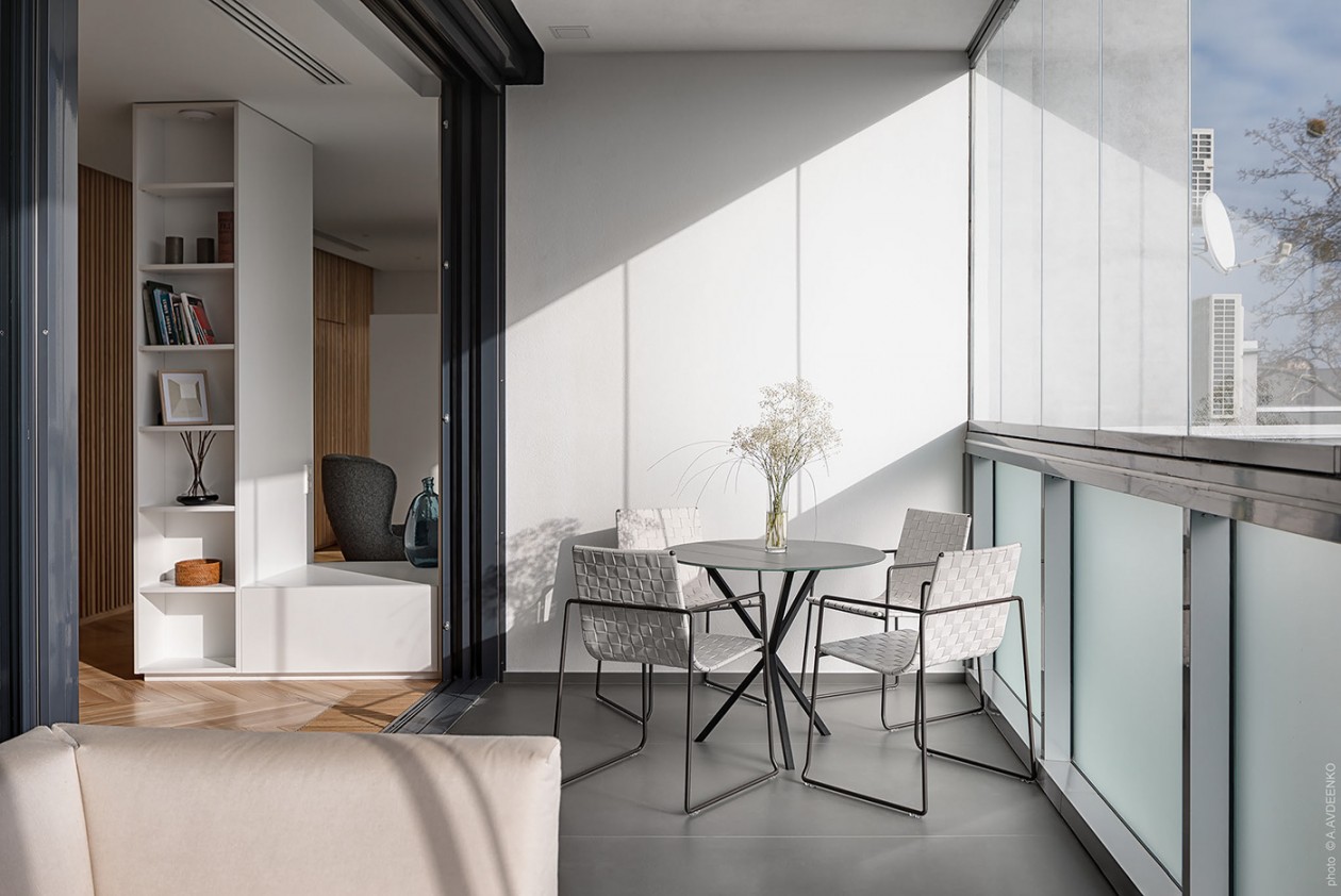 现代简约风格室内家装案例效果图-阳台
