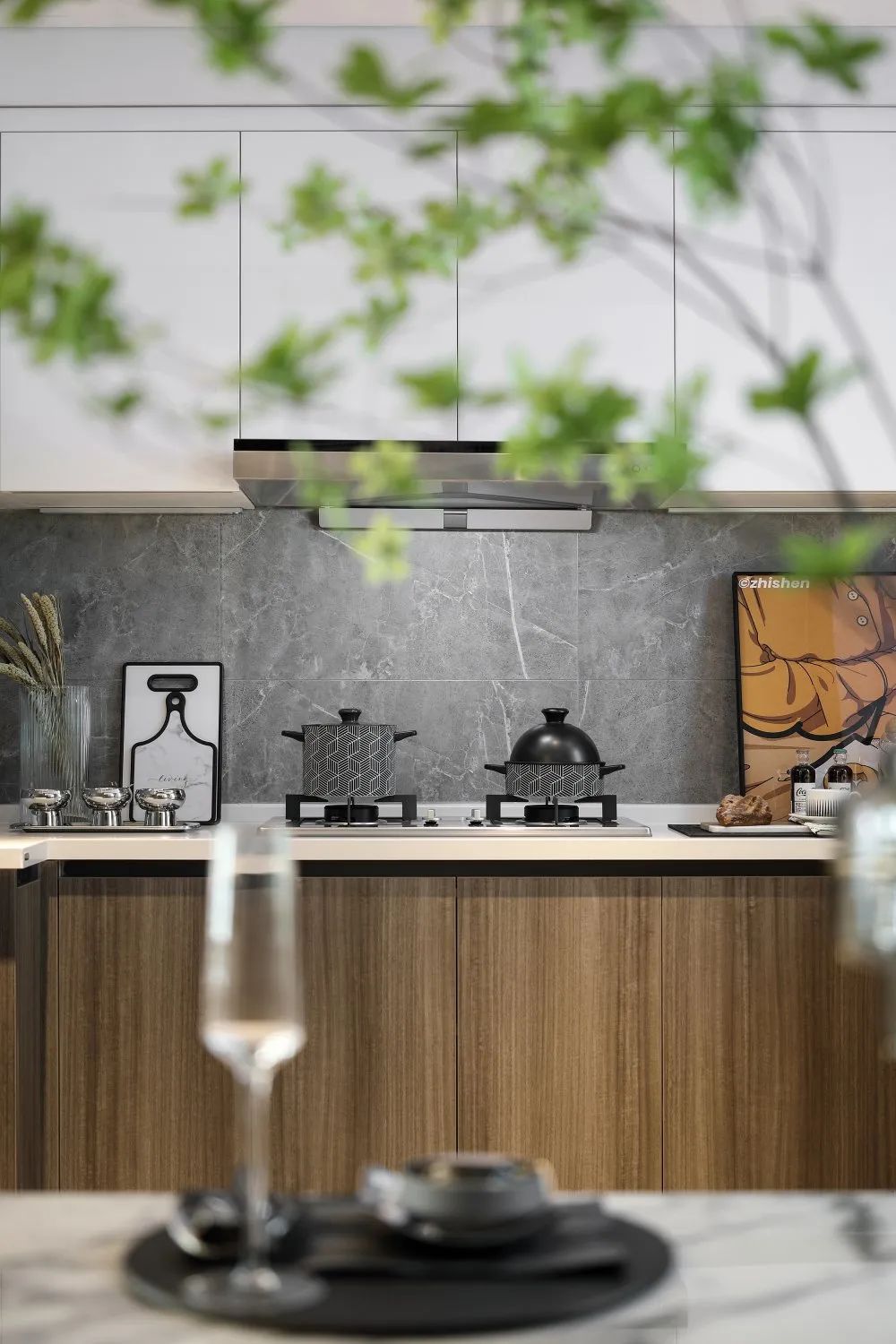 现代简约风格室内设计家装案例-厨房