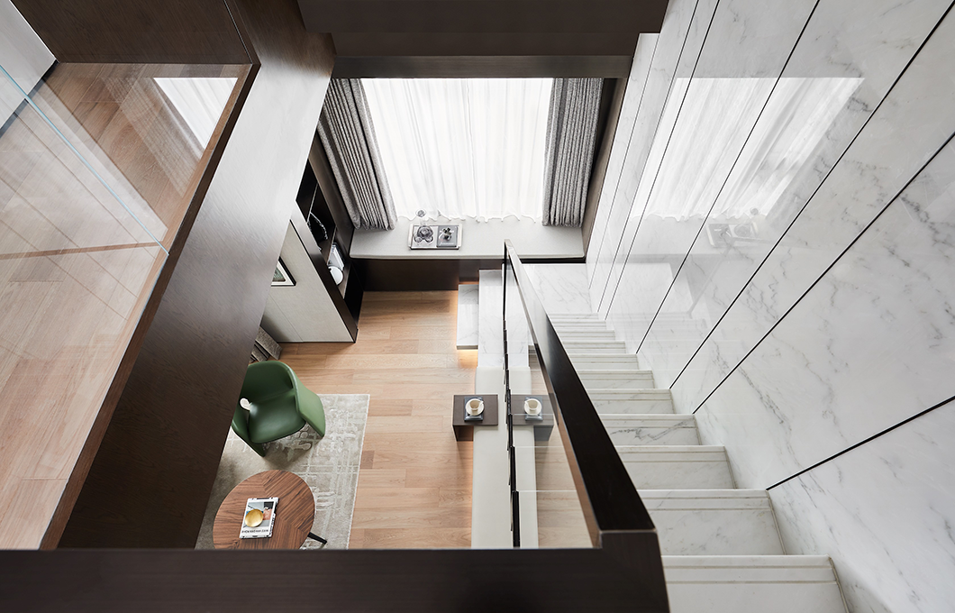 现代简约风格别墅室内设计家装案例-楼梯